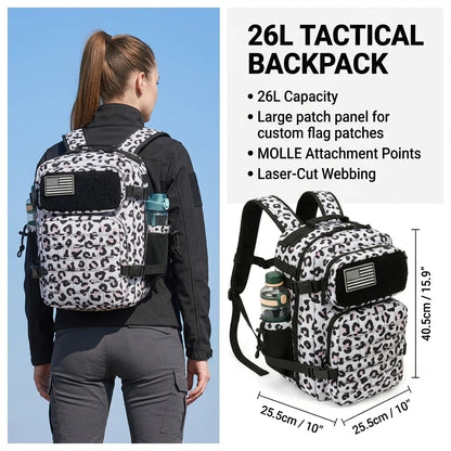 26L Tactical Backpack – MOLLE Hiking & Outdoor Rucksack