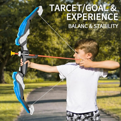 LED Light-Up Kids Bow and Arrow Archery Toy Set