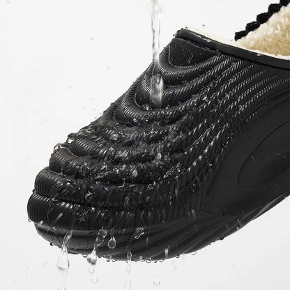 Women's Winter Plush Slippers – Waterproof EVA Non-Slip Indoor Shoes