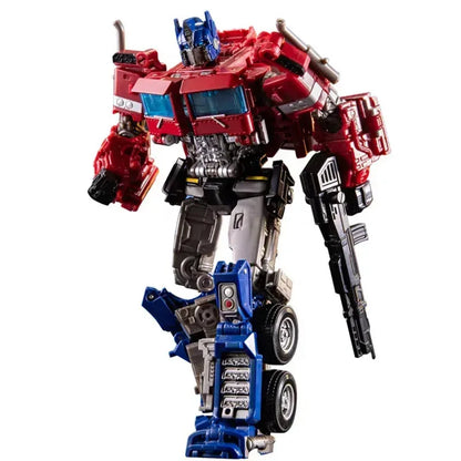 Transformable Robot Car Toy – Alloy Die-Cast Action Figure for Kids