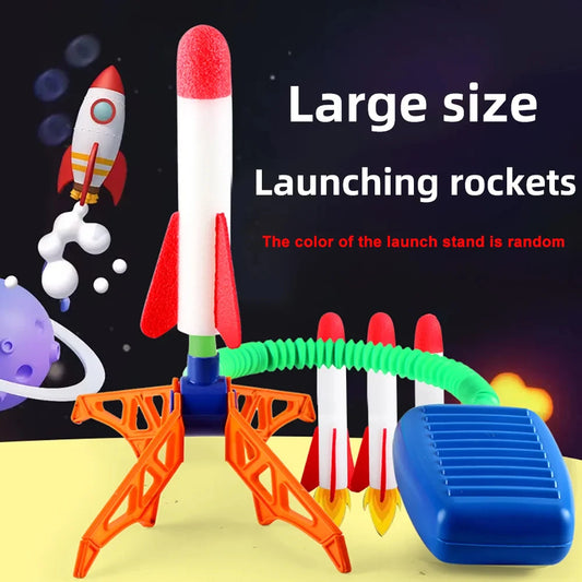 Kids Stomp Rocket Launcher – Air Pump Outdoor Toy