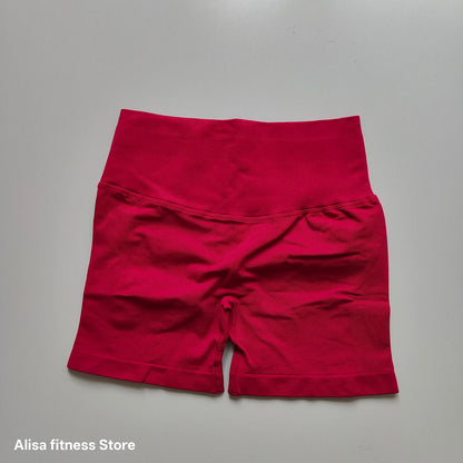 Tummy Control Seamless Yoga Shorts – Women's High-Waist Biker Shorts