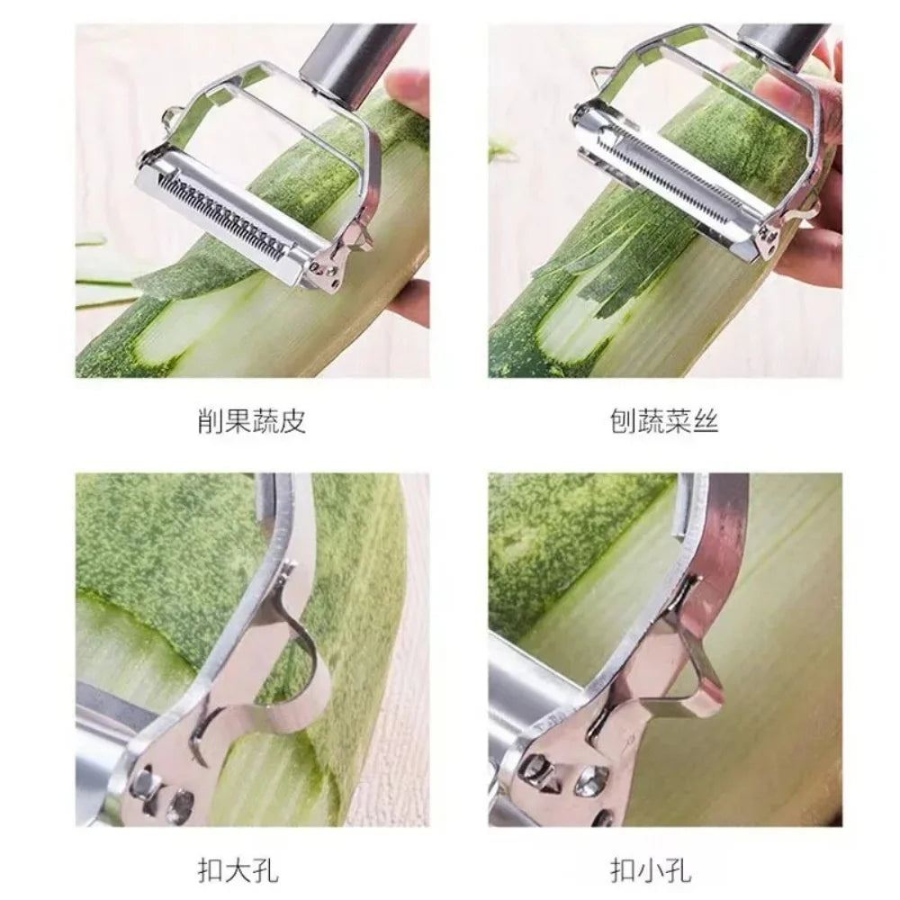Stainless Steel Double-Head Vegetable & Fruit Peeler