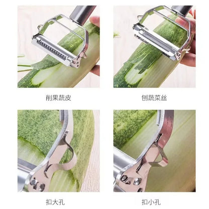 Stainless Steel Double-Head Vegetable & Fruit Peeler