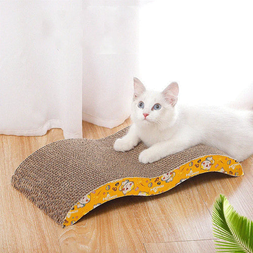 Cat Scratch Pad – Corrugated Cardboard Scratcher for Sofa & Claw Sharpening