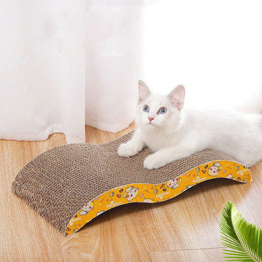 Cat Scratch Pad – Corrugated Cardboard Scratcher for Sofa & Claw Sharpening