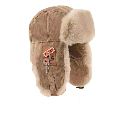 Russian Ushanka Trapper Hat – Warm Winter Earflap Bomber Cap