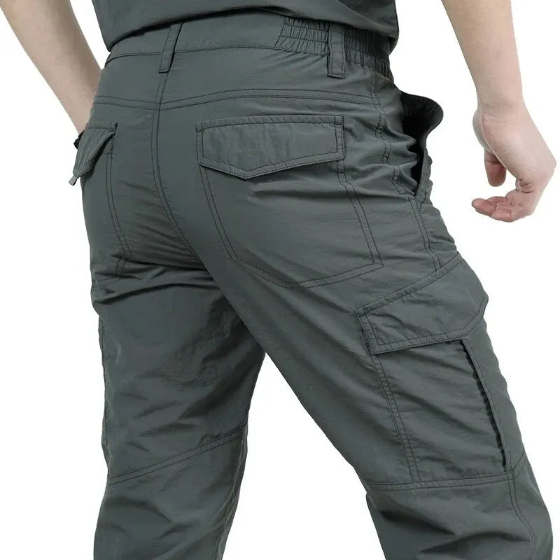 Men's Military Tactical Cargo Pants – Waterproof Multi-Pocket Outdoor Trousers