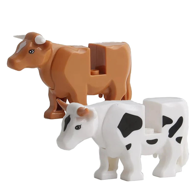 Animal Building Block Mini Figures – MOC Zoo & Farm Creatures Set for Kids