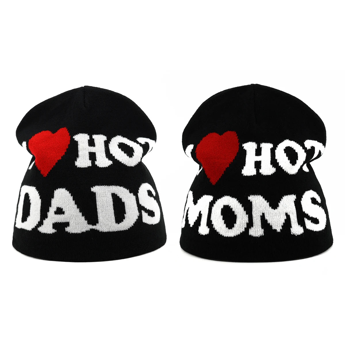 Y2K Letter Print Knit Beanie Hat – Unisex Winter Cap