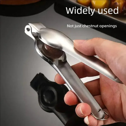 Stainless Steel Chestnut Opener & Peeler with Cross Knife