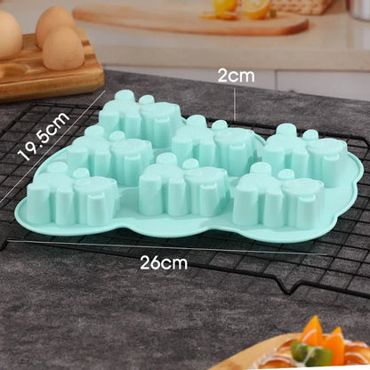 3D Bear & Cat Claw Silicone Mold – Chocolate, Candy & Fondant Baking Mould