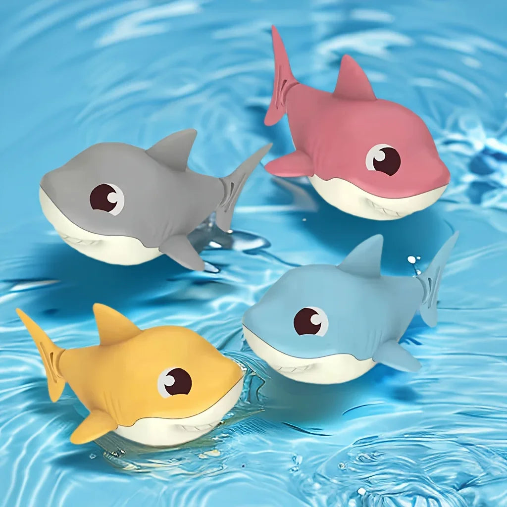Wind-Up Cartoon Shark Baby Bath & Pool Toy