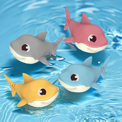 Wind-Up Cartoon Shark Baby Bath & Pool Toy