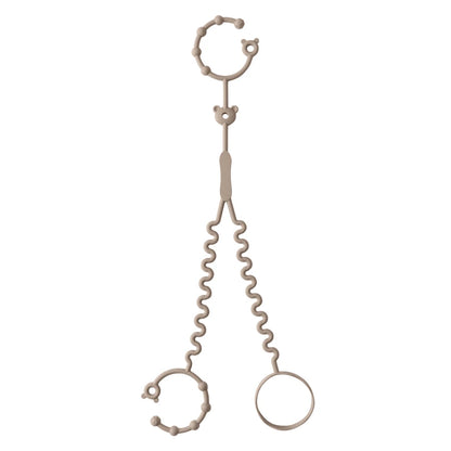 Baby Pacifier Clip Chain Silicone Teether with 2 Adjustable Clips