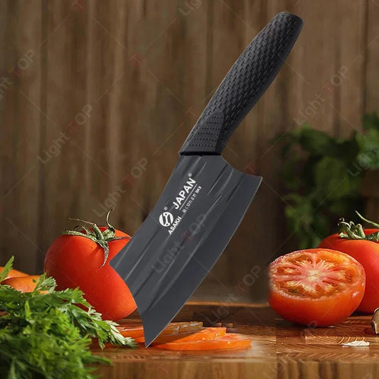 Black Chef Knife – Japanese Stainless Steel Kitchen Knife