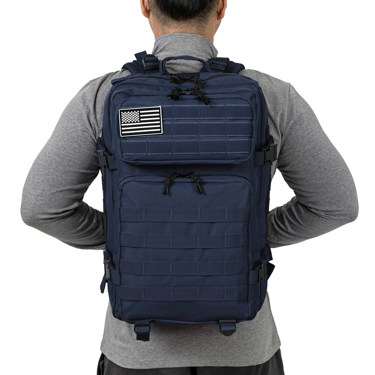 45L Tactical Backpack MOLLE Military Assault Pack for Hiking & Camping