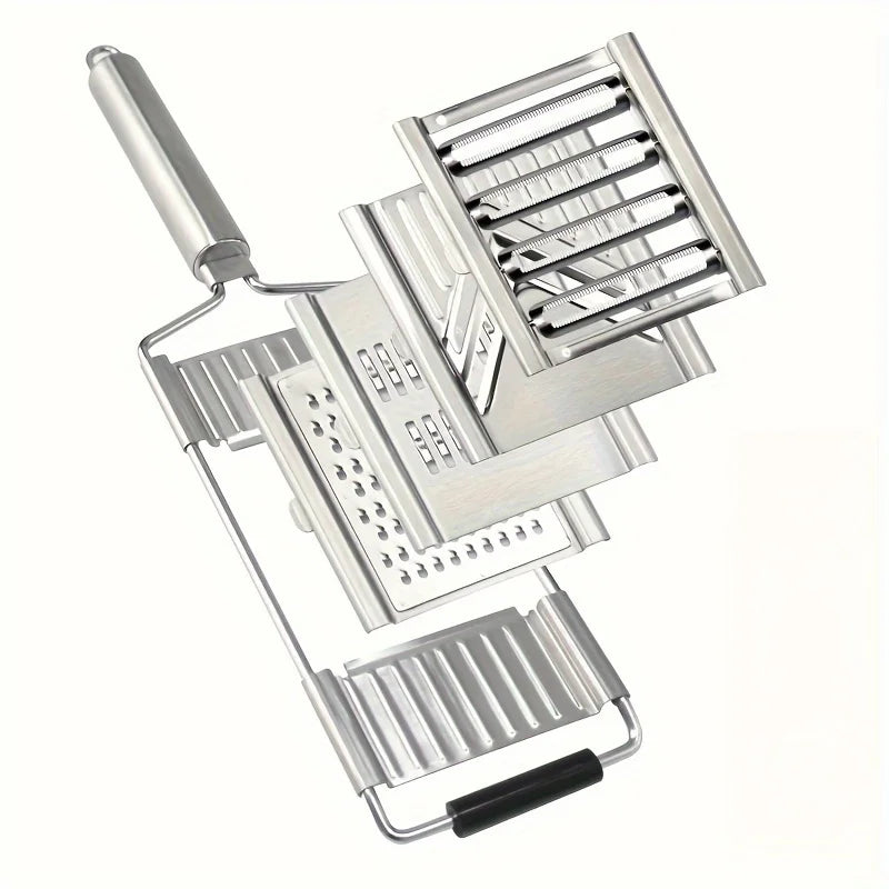4-in-1 Stainless Steel Vegetable Slicer & Shredder Set