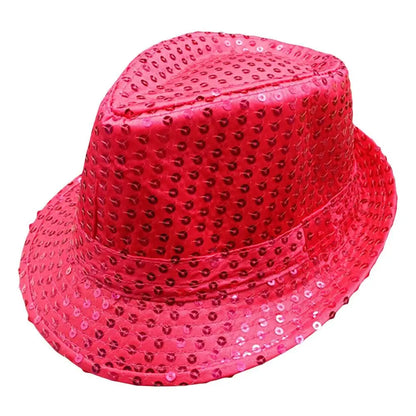 Sequin Jazz Fedora Hat – Shiny Party & Performance Cap