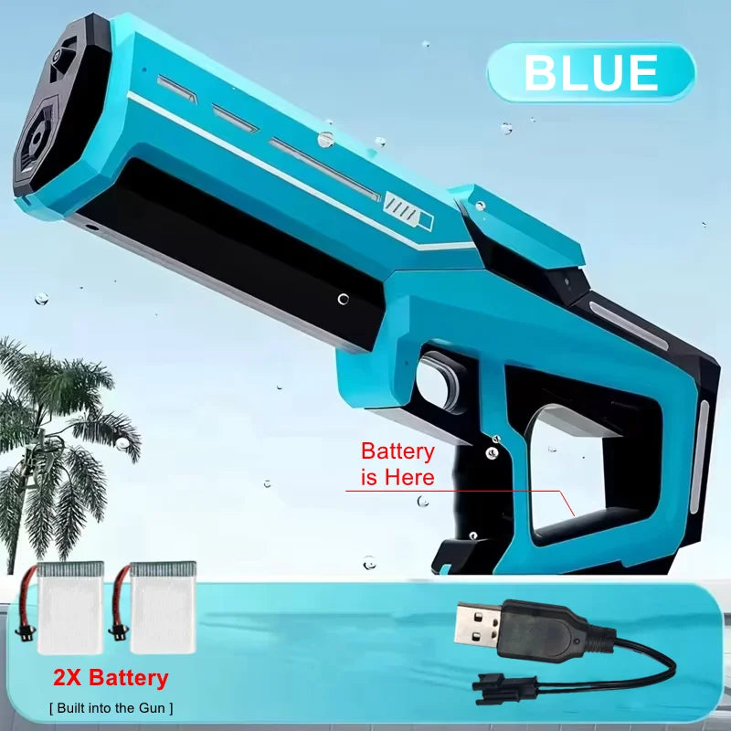 Electric Water Gun for Adults – Powerful Automatic Squirt Blaster