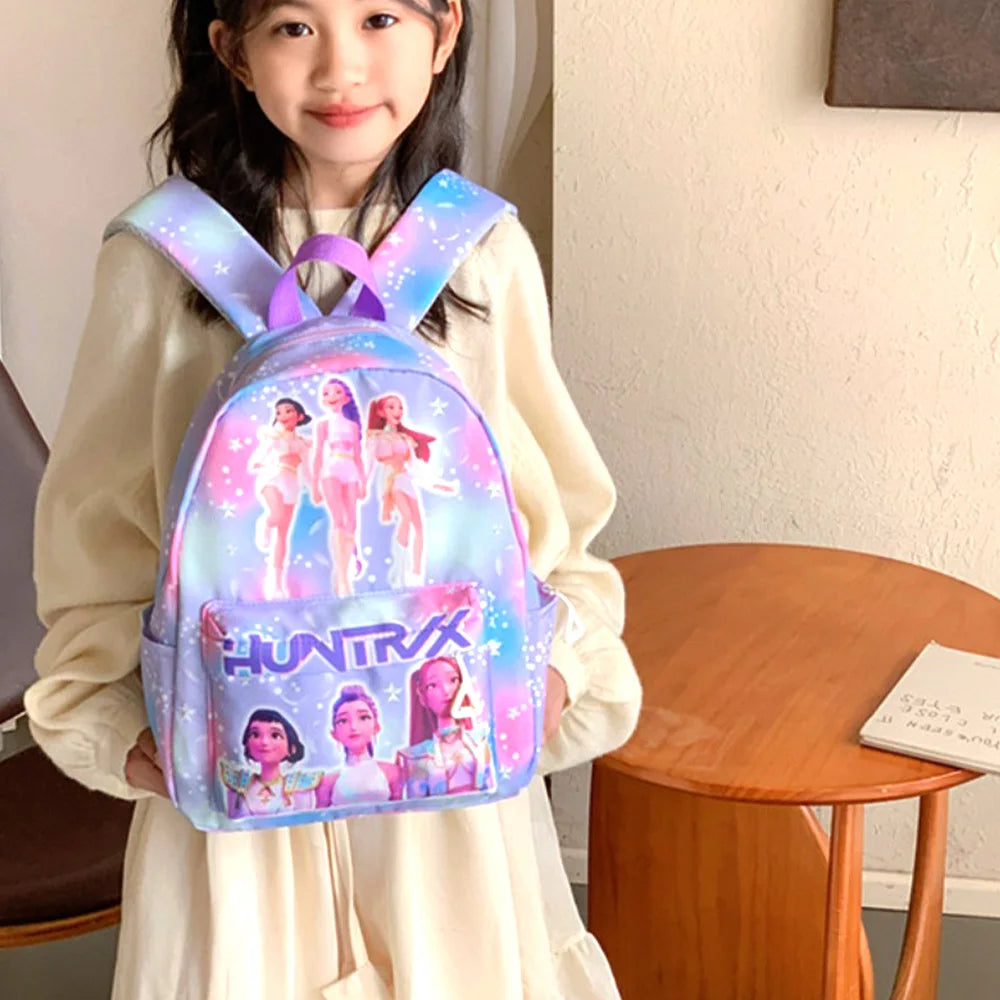 Kids Mini Backpack – Huntryx Animated Girls Pink School Bag