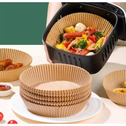 Air Fryer Parchment Paper Liners – Disposable Non-Stick Baking Papers