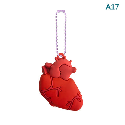 Ampoule Bottle Opener Keychain – Cute Nurse & Doctor Character, Syringe Vial Cutter