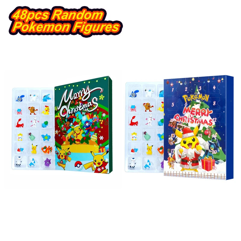 Pokemon Mini Figures Advent Calendar Gift Box – Pikachu & Friends Christmas Toy Set