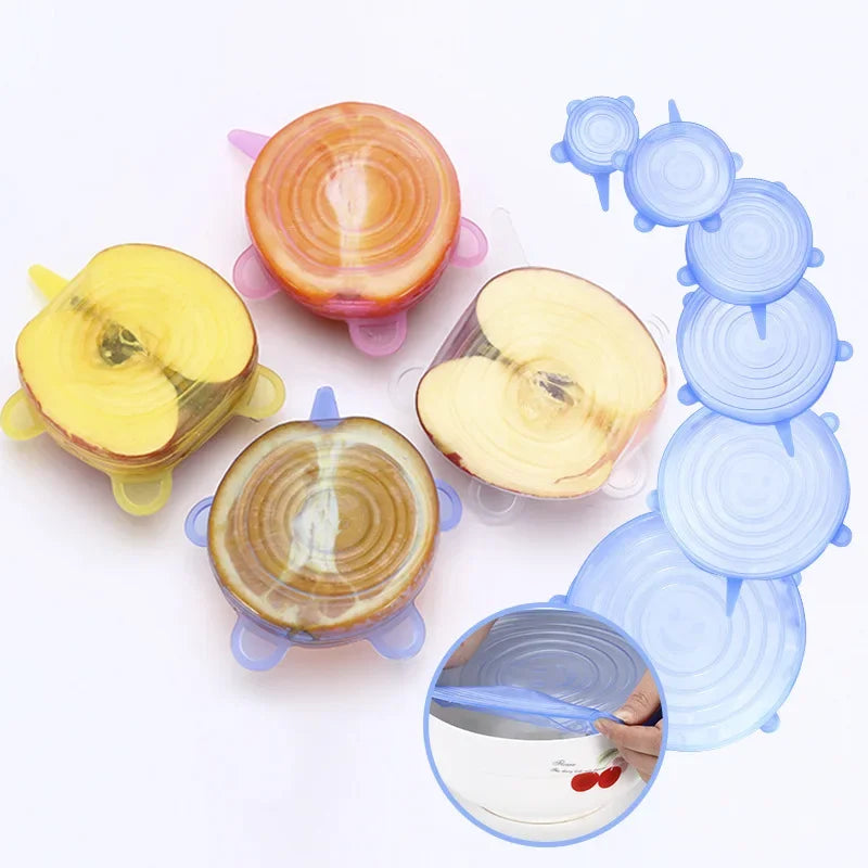 Silicone Stretch Lids – Universal Food Cover for Bowls & Pots