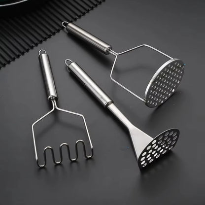 Stainless Steel Potato Masher – Manual Food Press Tool