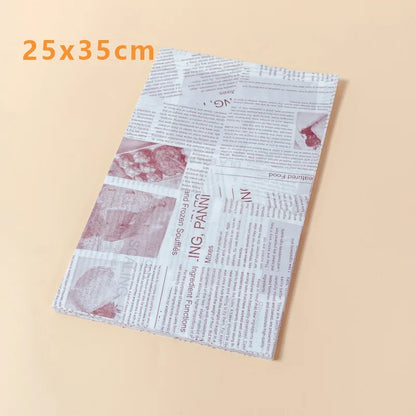 Oil-Proof Food Wrapping Paper – Burger, Sandwich & Fried Food Liner