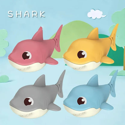 Wind-Up Cartoon Shark Baby Bath & Pool Toy