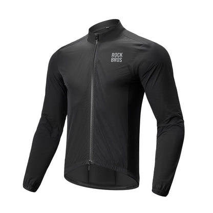 RockBros Cycling Windbreaker Jacket Lightweight Reflective Bike Coat
