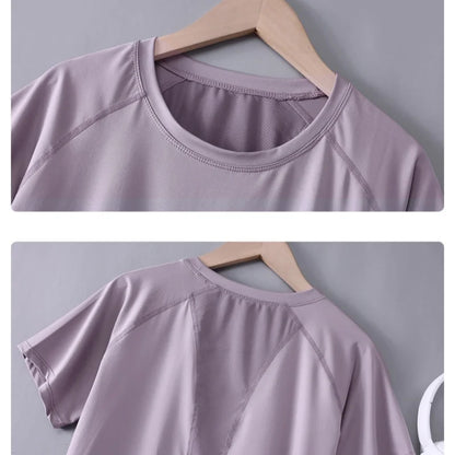 Women's Quick-Dry Short Sleeve Workout T-Shirt