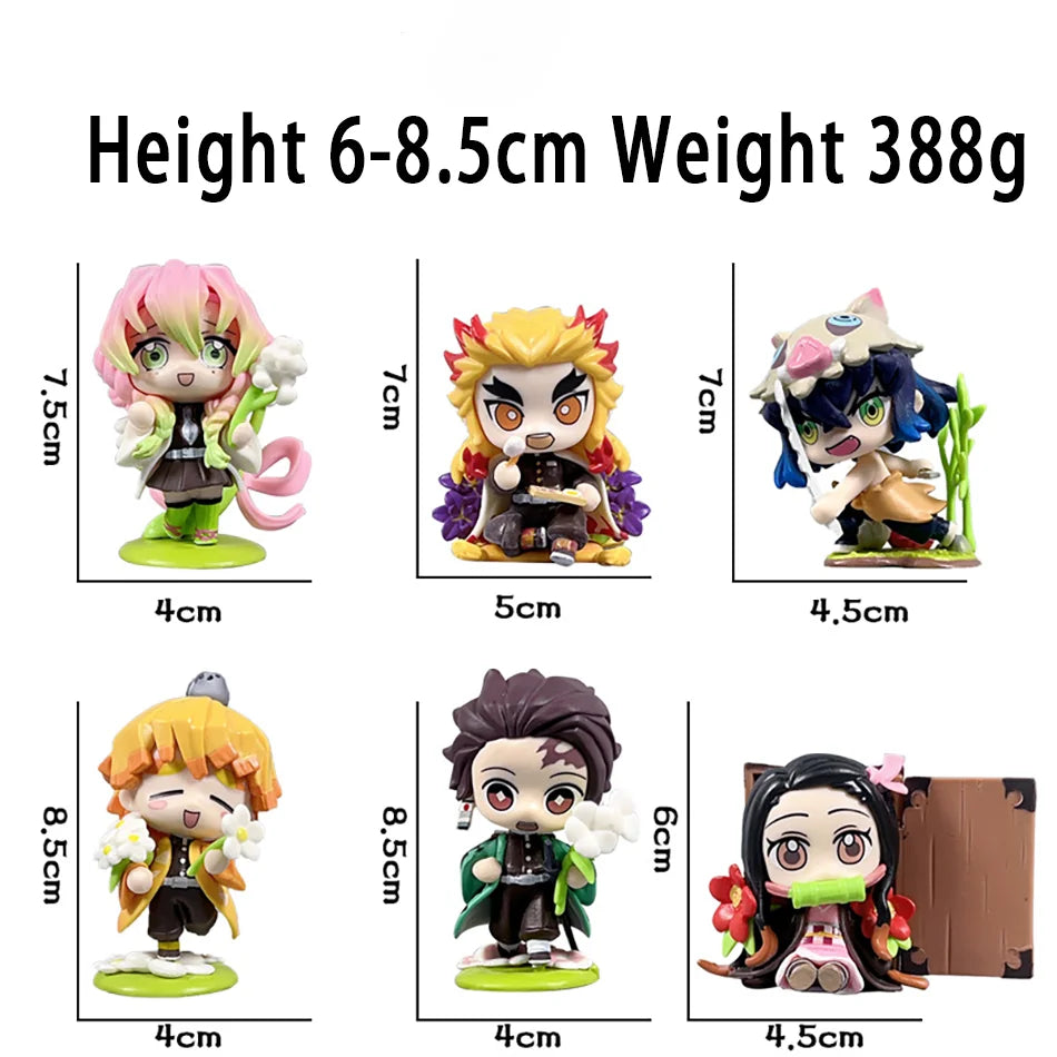 Demon Slayer Anime Figure Blind Box – Tanjiro & Nezuko Mini Statues