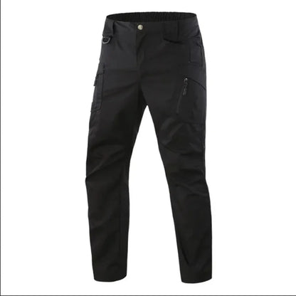 Men's Multi-Pocket Cargo Pants – Waterproof Tactical Trousers