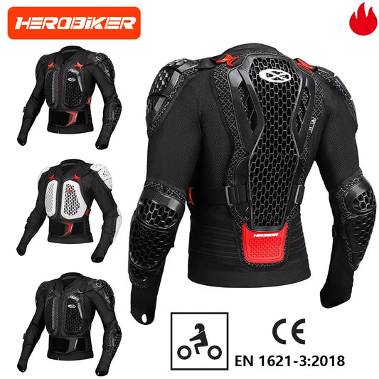 Motocross Armor Jacket – Full Body Protection Gear for Off-Road Riding