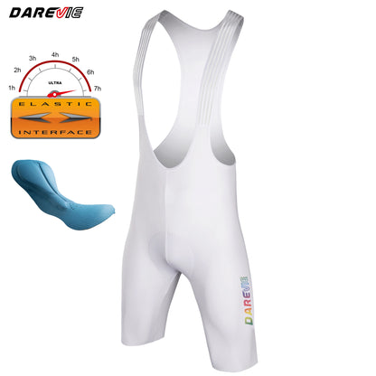 Cycling Bib Shorts Men - Darevie DVP105 Italy Elastic Interface Pad
