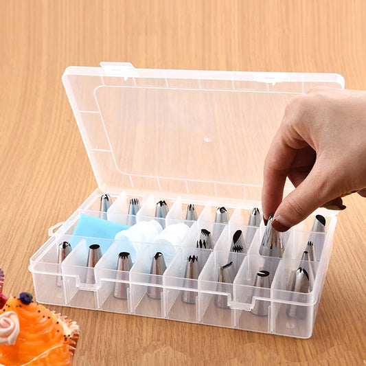 Piping Tips Set – Professional Cake Decorating Kit with Storage Box