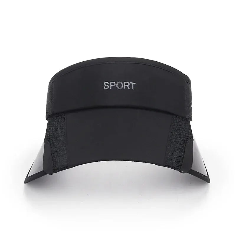 Sun Visor Cap with Retractable UV Shield – Sport Outdoor Hat