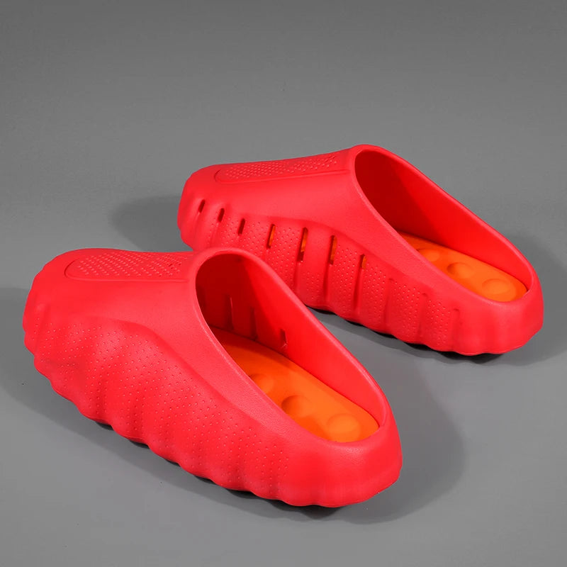 Men's Thick Sole EVA Slide Slippers – Non-Slip Outdoor Sandals