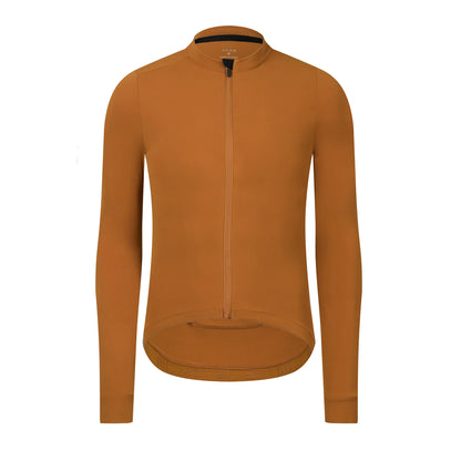 Winter Thermal Fleece Cycling Jersey Men – Long Sleeve MTB Top
