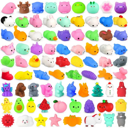 Kawaii Mochi Squishy Animal Toys – Stress Relief Party Favors