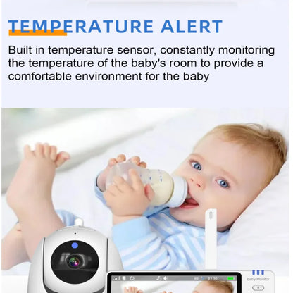 5-Inch Video Baby Monitor with Zoom & Night Vision