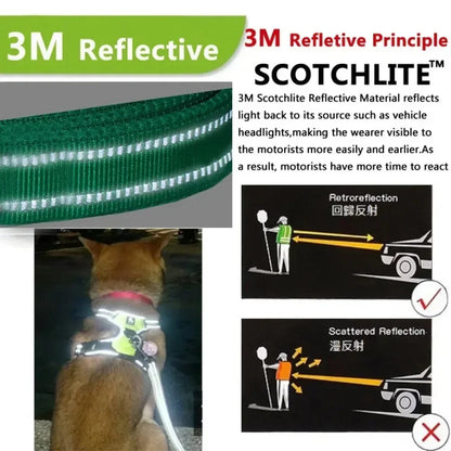 Reflective No-Pull Dog Harness – Adjustable Breathable Vest