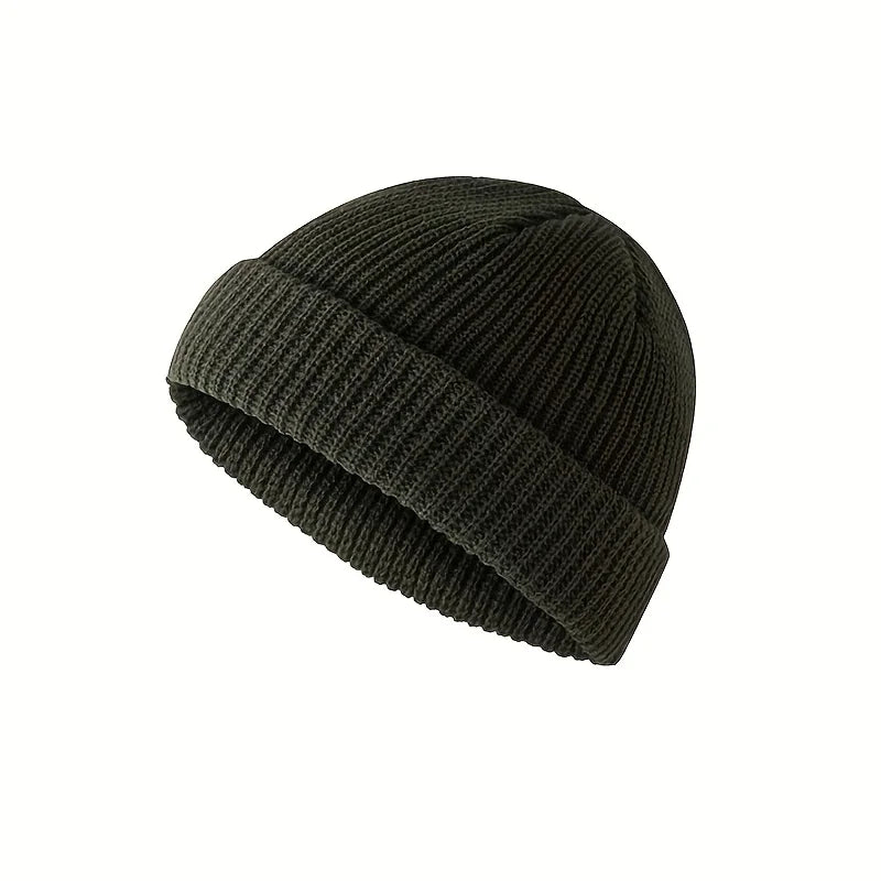 Winter Knit Beanie Hat – Thermal Skull Cap for Men & Women