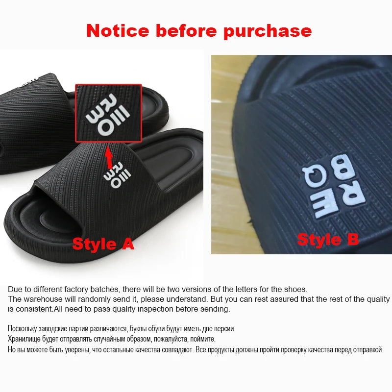 Cloud Slide Sandals – Thick Cushioned Non-Slip Indoor Slippers
