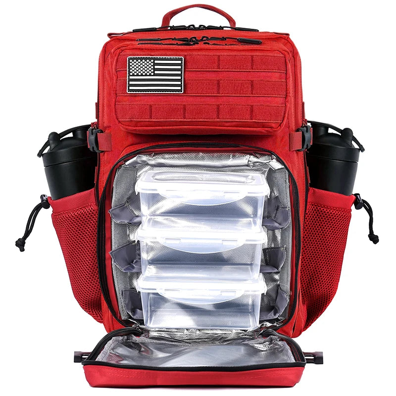 Meal Prep Backpack 45L with Insulated Cooler Compartment