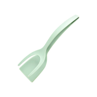 2-in-1 Flip Spatula Tongs – Nylon Non-Stick Kitchen Tool