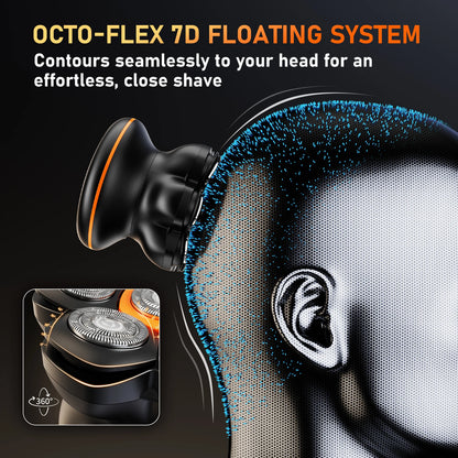 Maxgroom 7D Electric Head Shaver for Bald Men – Wet & Dry